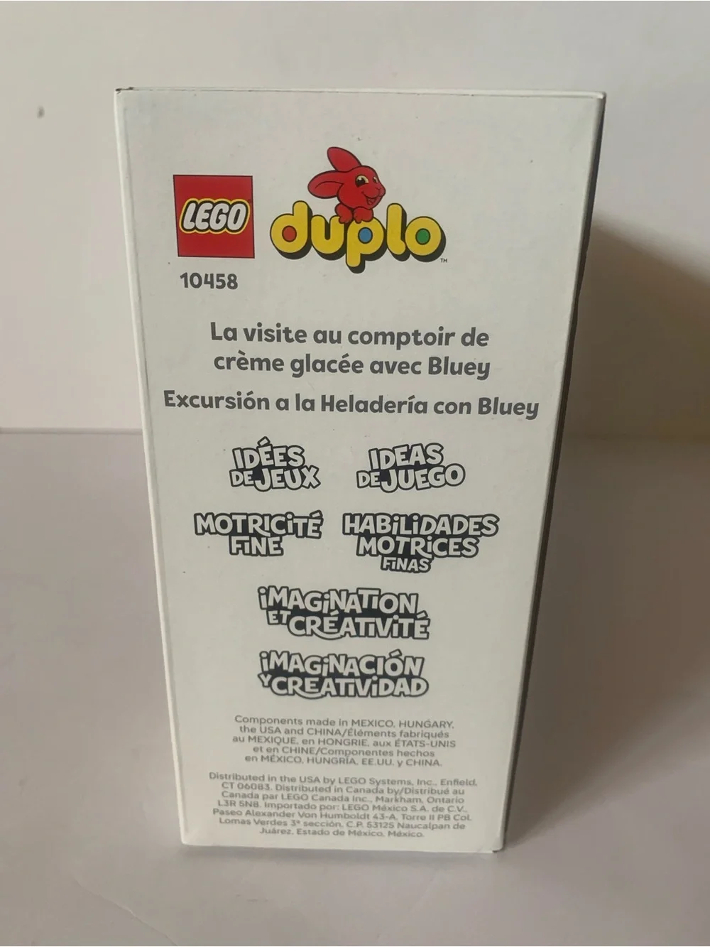 NIB. LEGO Duplo Bluey Ice Cream Trip Playset